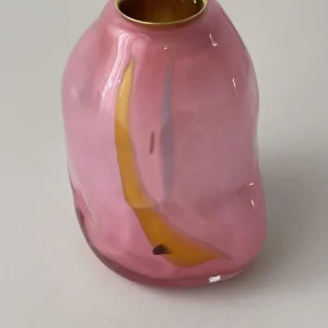 Glassblow DK Kerzenhalter Opalglas Cottoncandy - rd. 8cm