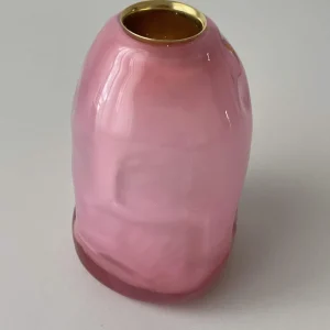 Glassblow DK Kerzenhalter Opalglas Cottoncandy - rd. 8cm