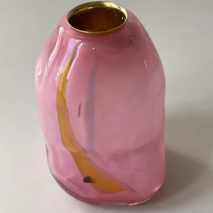 Glassblow DK Kerzenhalter Opalglas Cottoncandy - rd. 8cm