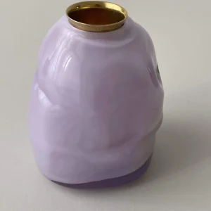 Glassblow DK Kerzenhalter Opalglas Lavender - rd. 8cm