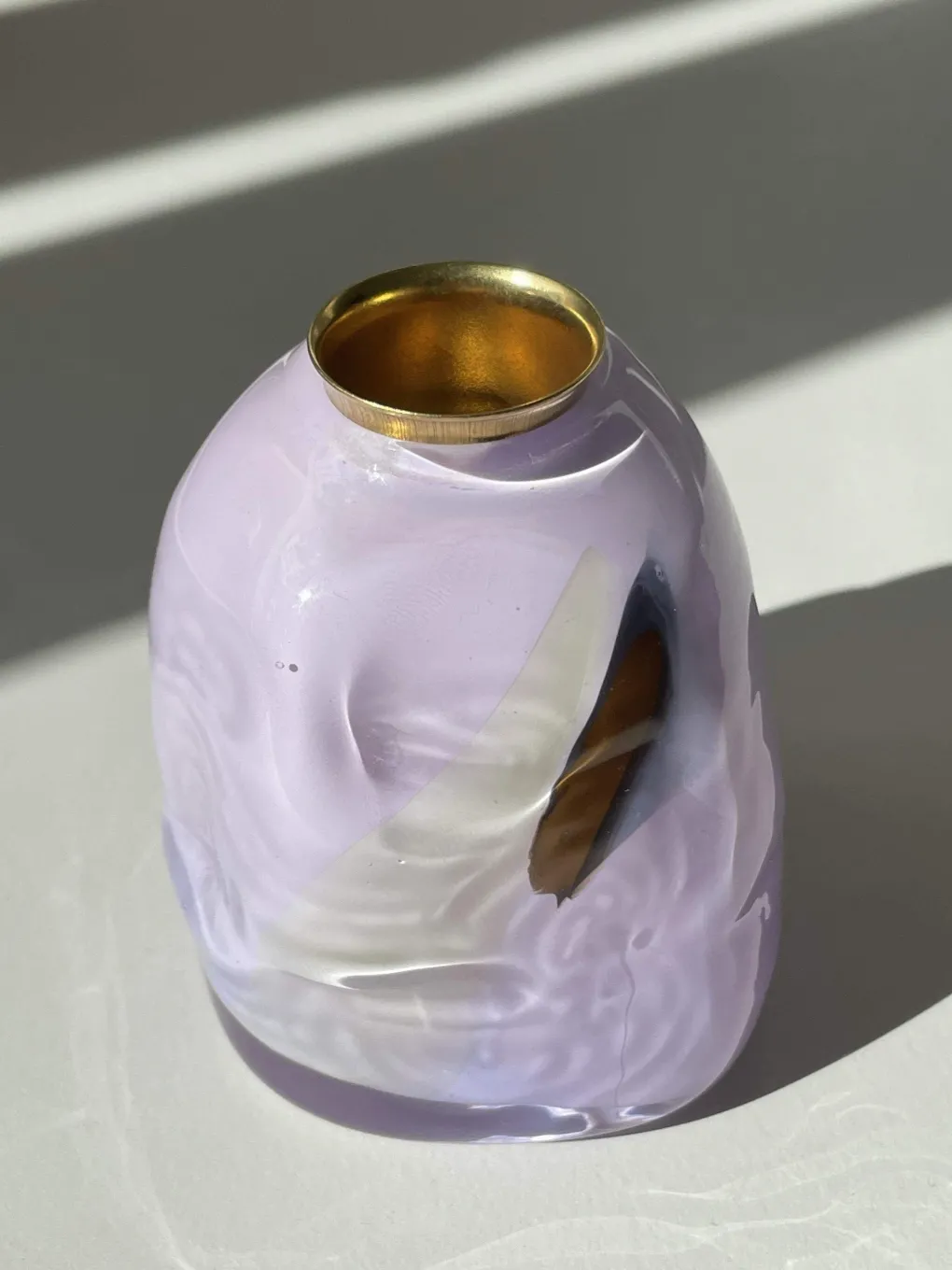 kerzenhalter_opalglas_lav_8.webp Glassblow DK Kerzenhalter Opalglas Lavender - rd. 8cm