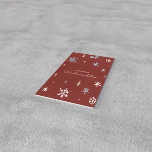 Naturbedacht Kleiner Geschenkanhänger - Schneeflocken