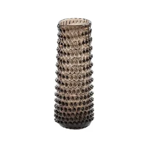 Kodanska Danish Summer Glas Karaffe / Vase Black Smoke - 27cm