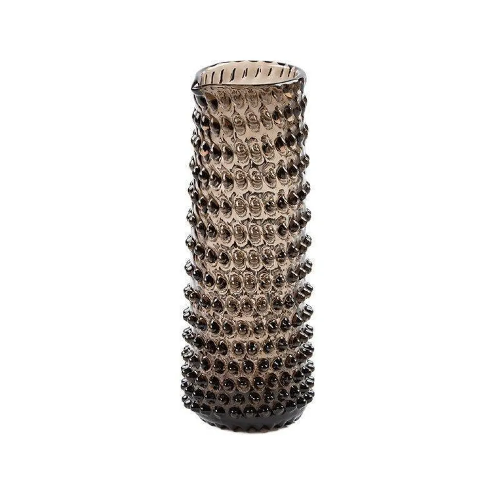 kodanska_danish_summer_gl_0-8.webp Kodanska Danish Summer Glas Karaffe / Vase Black Smoke - 27cm