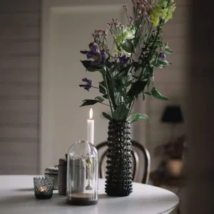 Kodanska Danish Summer Glas Karaffe / Vase Black Smoke - 27cm