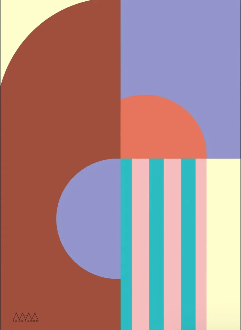 kunstdruck_colorblock__xc_1.webp Pu0026F Kunstdruck Colorblock 4 50x70cm