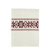 Madam Stoltz Embroidered kitchen towel red - 45 x 70 cm