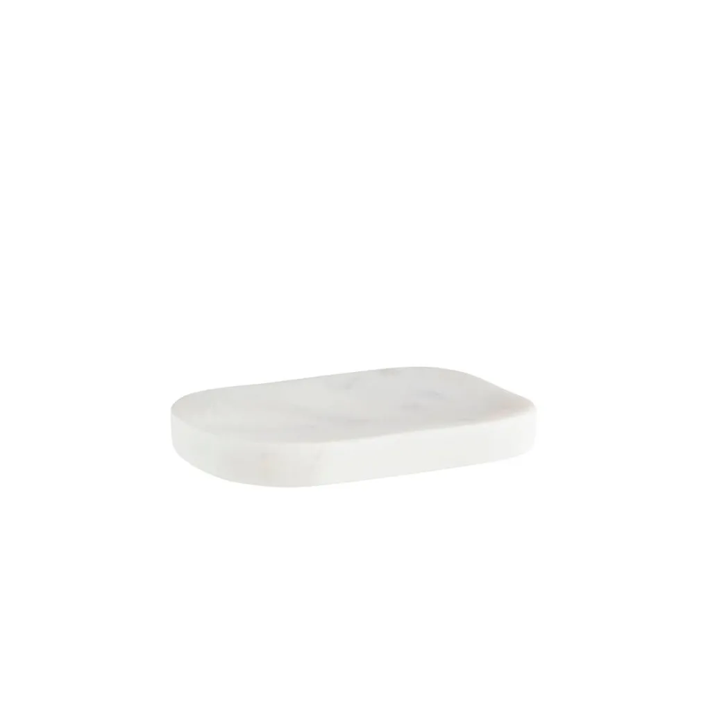 madam_stoltz_marble_soap__1.webp Madam Stoltz marble soap dish white - 13 cm