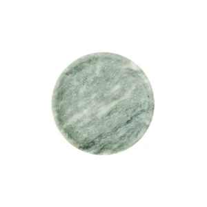 Madam Stoltz round marble tray light green - 13 cm