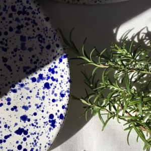 ML Ceramics Dessertteller Splash indigoblau 20cm