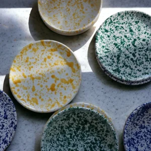 ML Ceramics Dessertteller Splash sonnengelb 20cm