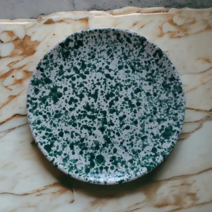 ML Ceramics Dessertteller Splash grün 20cm