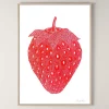 Kinder Monika Petersen Kunstdruck "Strawberry" - 50 x 70 cm