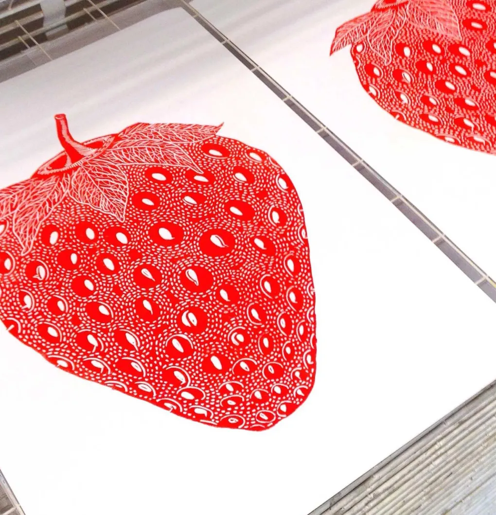monika_petersen_kunstdruc_1-1.webp Kinder Monika Petersen Kunstdruck "Strawberry" - 50 x 70 cm