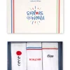 Natural Vibes 3er-Pack Geschenkset Passport - Organic Crew Socks