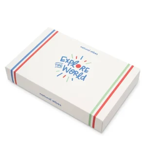 Natural Vibes 3er-Pack Geschenkset Passport - Organic Crew Socks