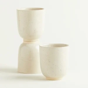 onomao Becher Klassik sand - 2er Set