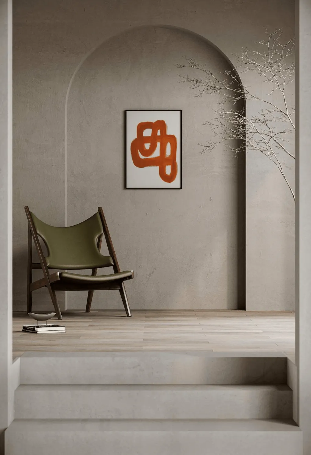 paper_collective_kunstdru_0-5.webp Paper Collective Kunstdruck „Orange Brush“ - 50×70cm