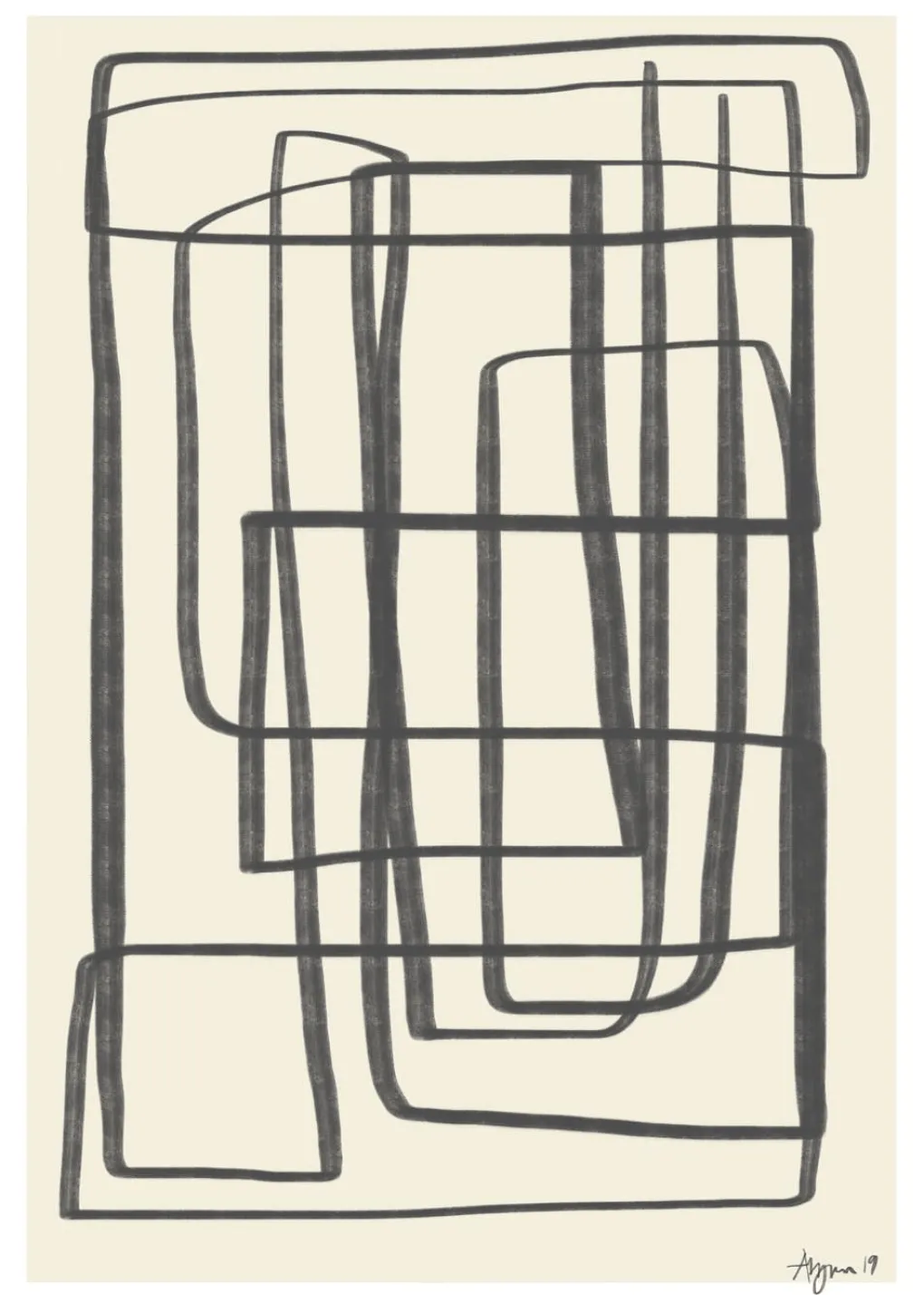 paper_collective_kunstdru_2-2.webp Paper Collective Kunstdruck „Different Ways II“ - 50×70cm