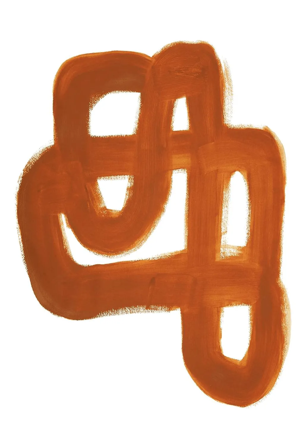 paper_collective_kunstdru_2-5.webp Paper Collective Kunstdruck „Orange Brush“ - 50×70cm