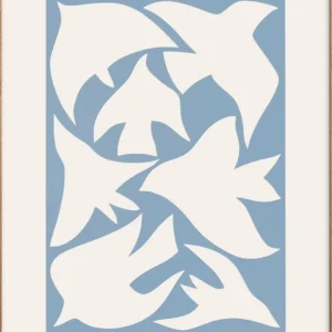 Kinder Pu0026F P&F Kunstdruck Birds Annemette Glud Kloster 50x70 cm