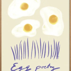 Pu0026F P&F Kunstdruck Egg Poetry Das Rotes Rabbit 30x40 cm