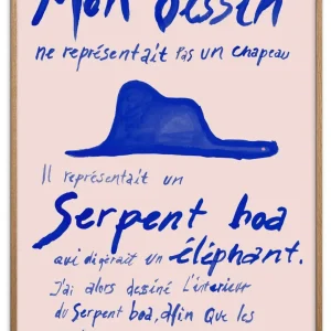 Pu0026F P&F Kunstdruck Le Petit Prince Bleu Sissan Richardt 30x40cm