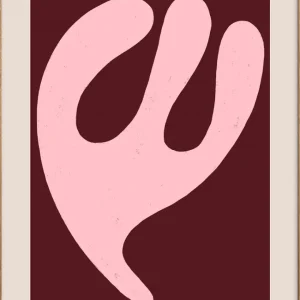 Pu0026F P&F Kunstdruck Madelen - Pink Coral PSTR Studio 50x70 cm