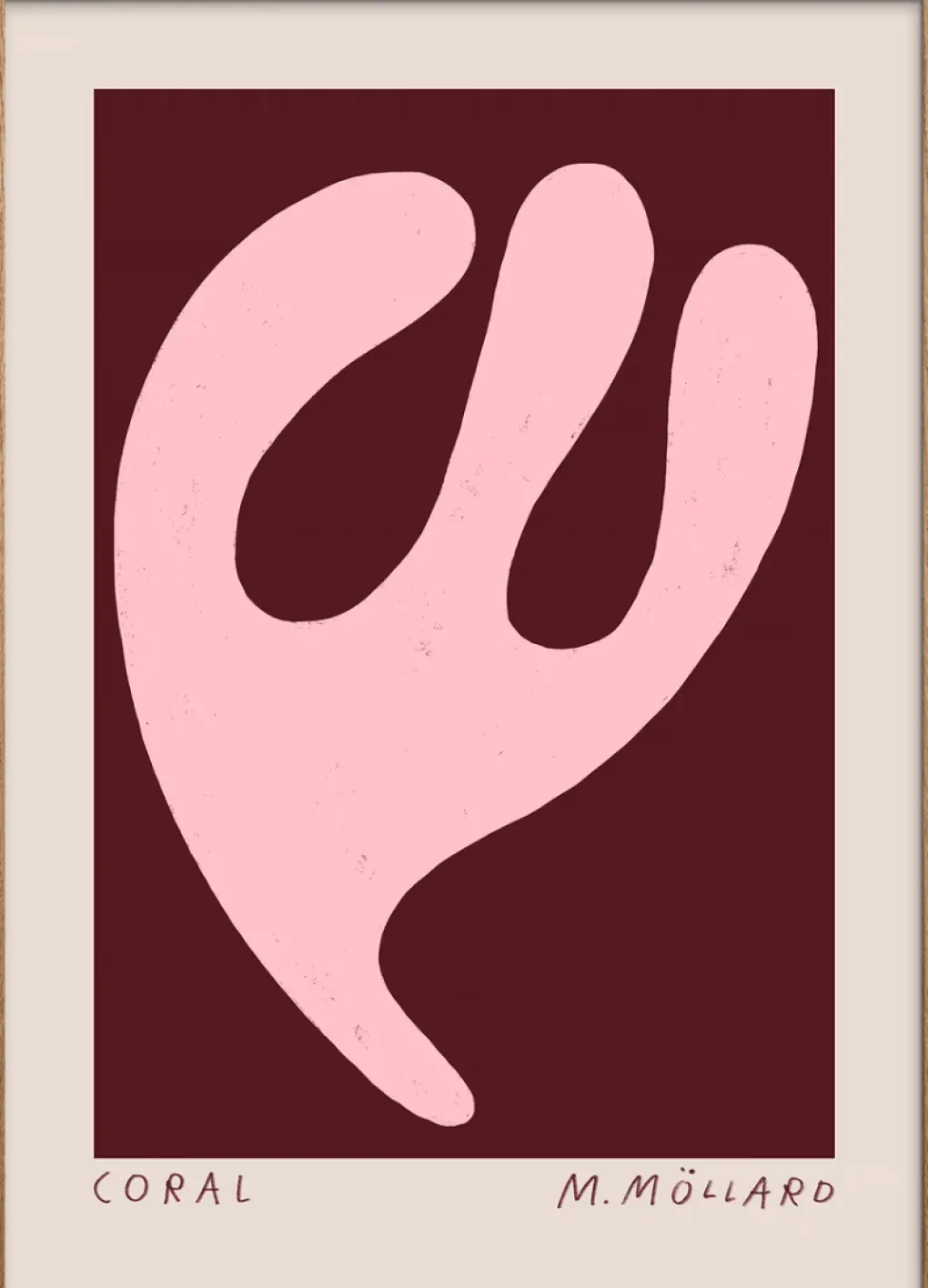pf_kunstdruck_madelen__pi_1.webp Pu0026F P&F Kunstdruck Madelen - Pink Coral PSTR Studio 50x70 cm