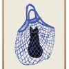 Kinder Pu0026F P&F Kunstdruck The Cats in The Bag Chloe Purpero Johnson 30x40 cm