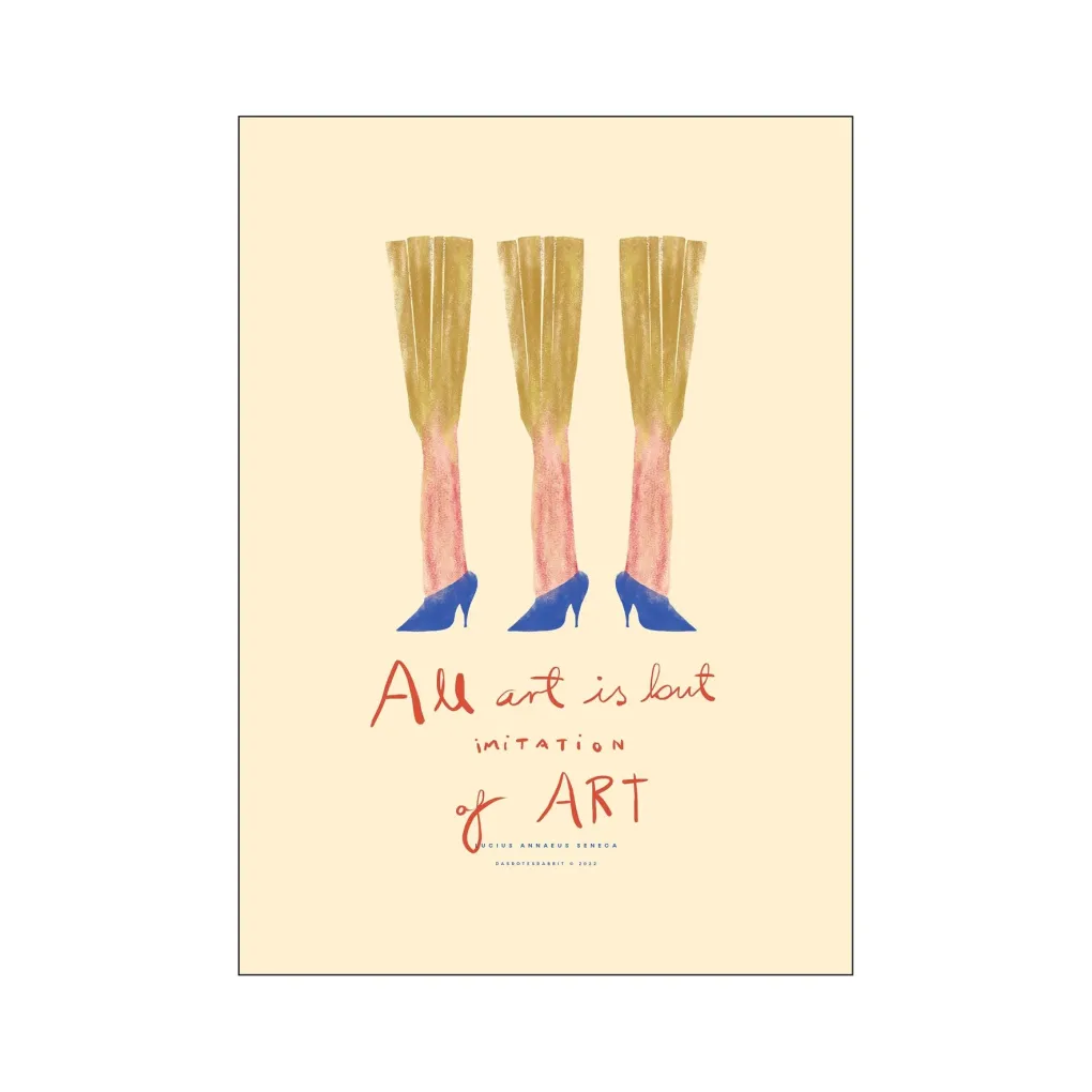 pf_kunstdruck_the_legs_da_0.webp Pu0026F P&F Kunstdruck The Legs Das Rotes Rabbit - 30x40 cm