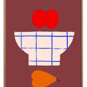 Pu0026F P&F Pomme et Poire Matías Larraín - 50x70cm