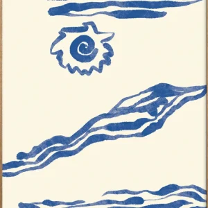 Pu0026F P&F The Poster Club x Lucrecia Rey Caro El Mar 50x70 cm