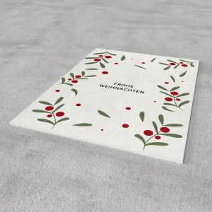 Naturbedacht Postkarte - Weihnachten - Zweige