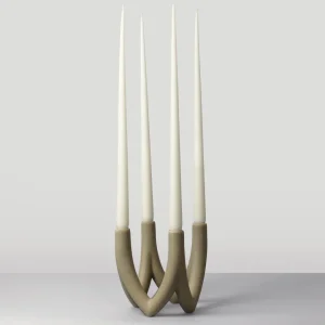 RO Collection Chandelier four armed - light stone