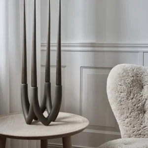 RO Collection Chandelier four armed - dark stone