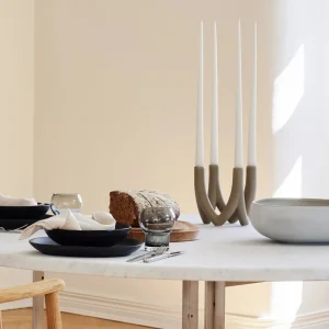 RO Collection Chandelier four armed - light stone