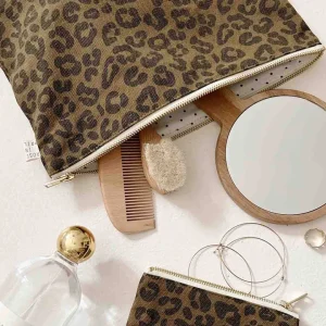 Rose in April Lili Leopard Kosmetiktasche - 30x21cm