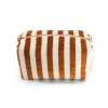 Rose in April Vic Toffee Stripes Frottee Kosmetiktasche - 26X13cm