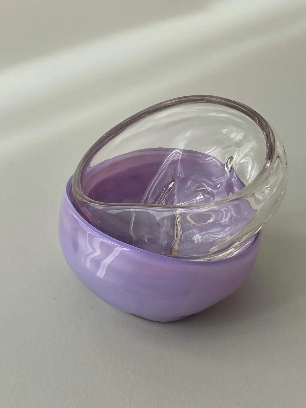 schale_opalglas_champagne_1.webp Glassblow DK Schale Opalglas Champagner klein - rd. 8cm
