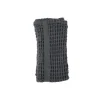 The Organic Company Big Waffle Handtuch dark grey - 50x75cm