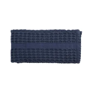 The Organic Company Big Waffle Handtuch dark blue - 50x75cm