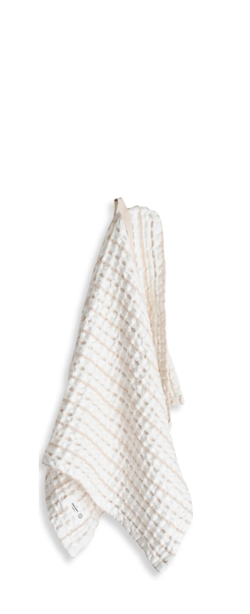 the_organic_company_big_w_0.webp The Organic Company Big Waffle Handtuch natural white stone - 50x75cm