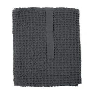 The Organic Company Big Waffle Towel and Blanket dark grey - 150x100cm