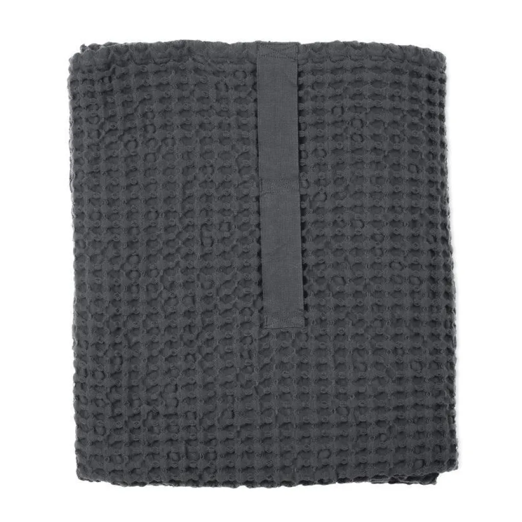the_organic_company_big_w_1-10.webp The Organic Company Big Waffle Towel and Blanket dark grey - 150x100cm