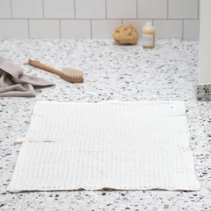 The Organic Company Big Waffle Badematte natural white - 80x55cm