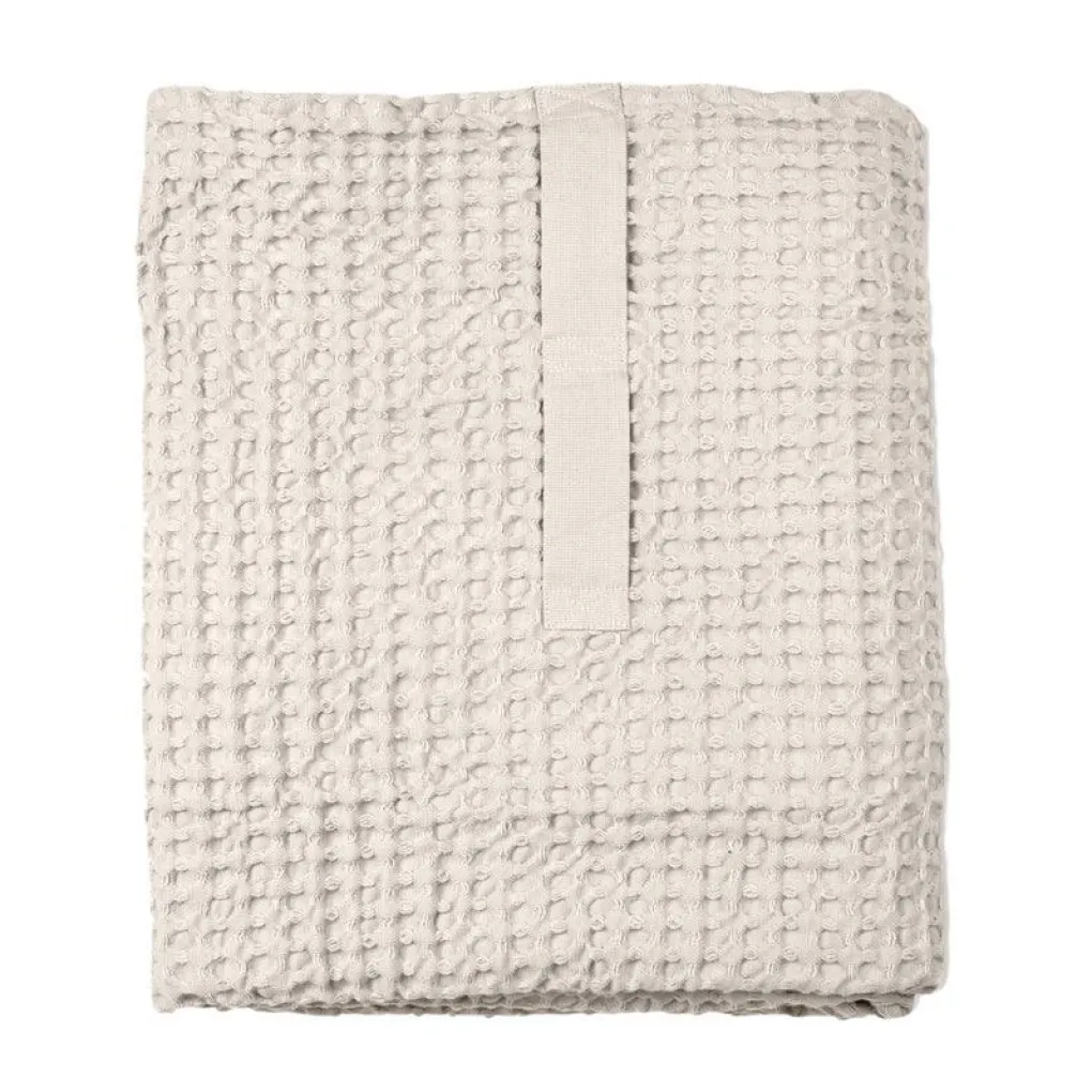 the_organic_company_big_w_4-1.webp The Organic Company Big Waffle Towel and Blanket stone - 150x100cm