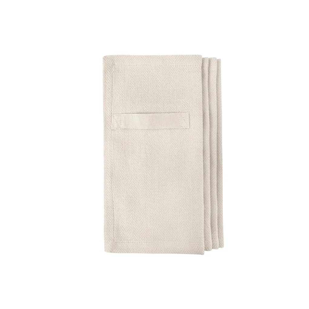 the_organic_company_stoff_0-2.webp The Organic Company Stoff Servietten Everyday 20x20 cm stone - 4er Set