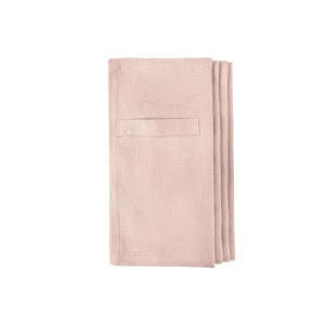The Organic Company Stoff Servietten Everyday 20x20 cm pale rose - 4er Set